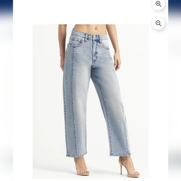 Jessica Simpson Denim - NWT Jessica Simpson Myrtle High Rise Barrel Leg Jeans Light Wash Size 8